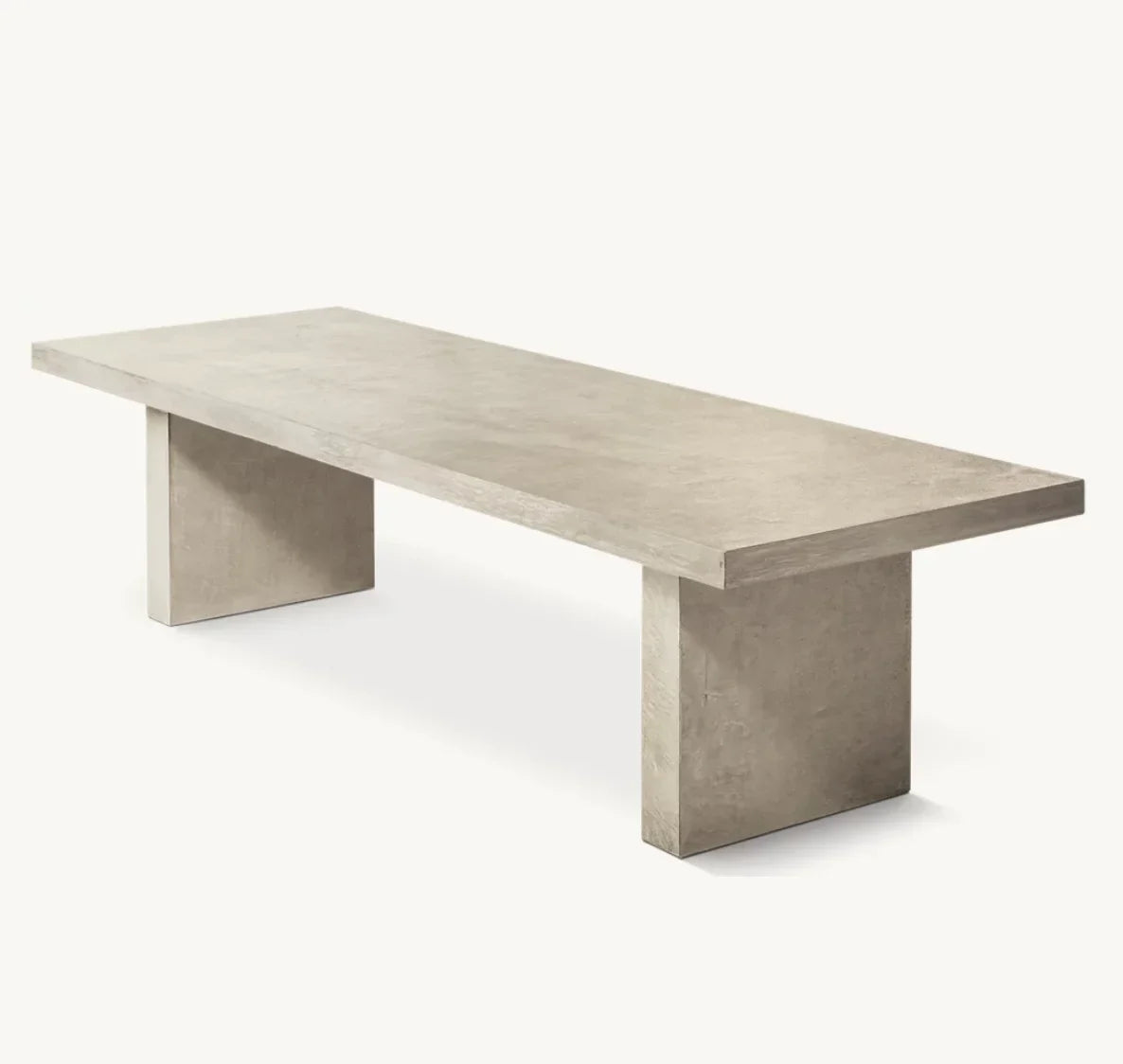 Cabrera Rectangular Dining Table – Modern Industrial Concrete Statement Piece