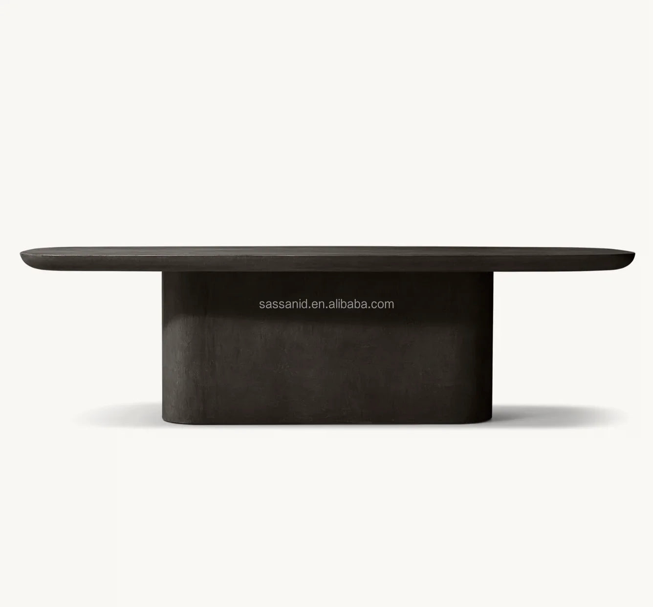 Concrete Dining Table – Sculptural Waxed Concrete Statement Piece | 1601388518188
