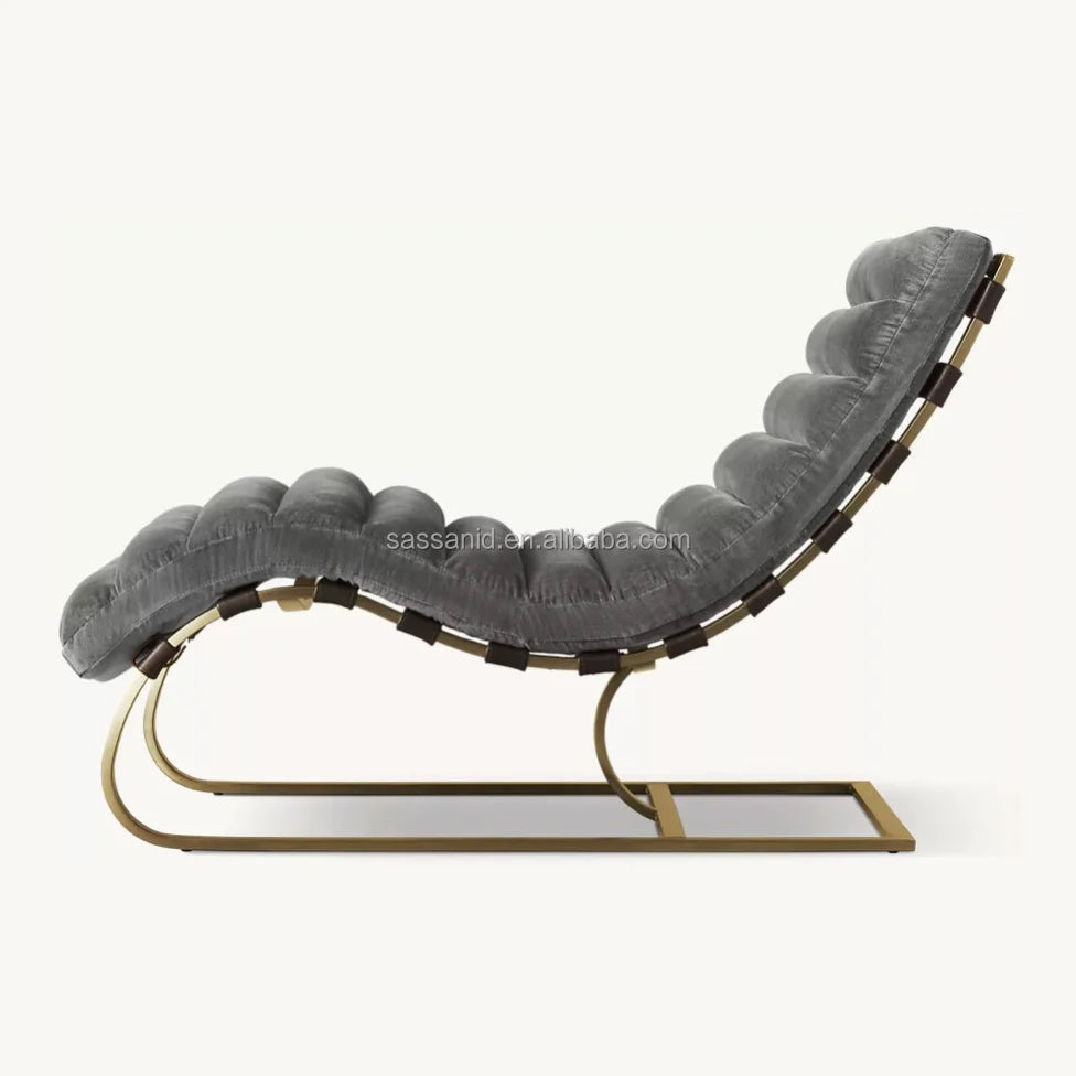 Oviedo Midcentury Inspired Chair – Solid Oak & Brushed Brass Statement Piece