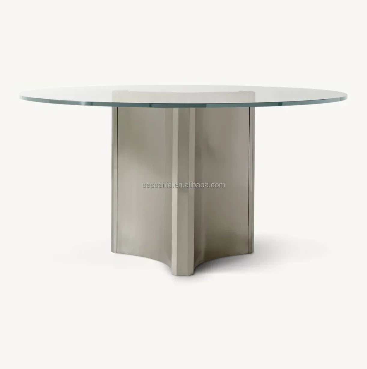 Round Dining Table – Lacquered Brass Dalton Italian Statement Piece