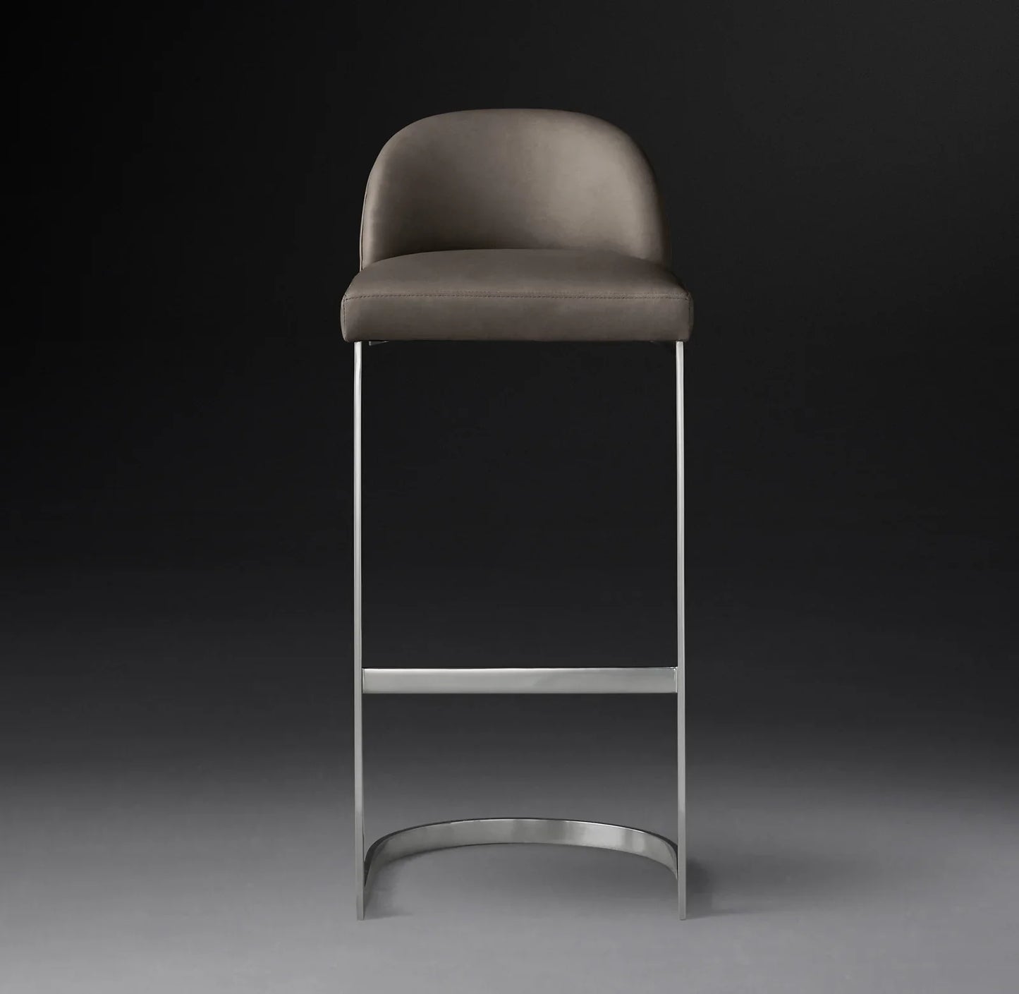 Rome Leather Bar & Counter Stool – Italian Berkshire Leather Designer Seating