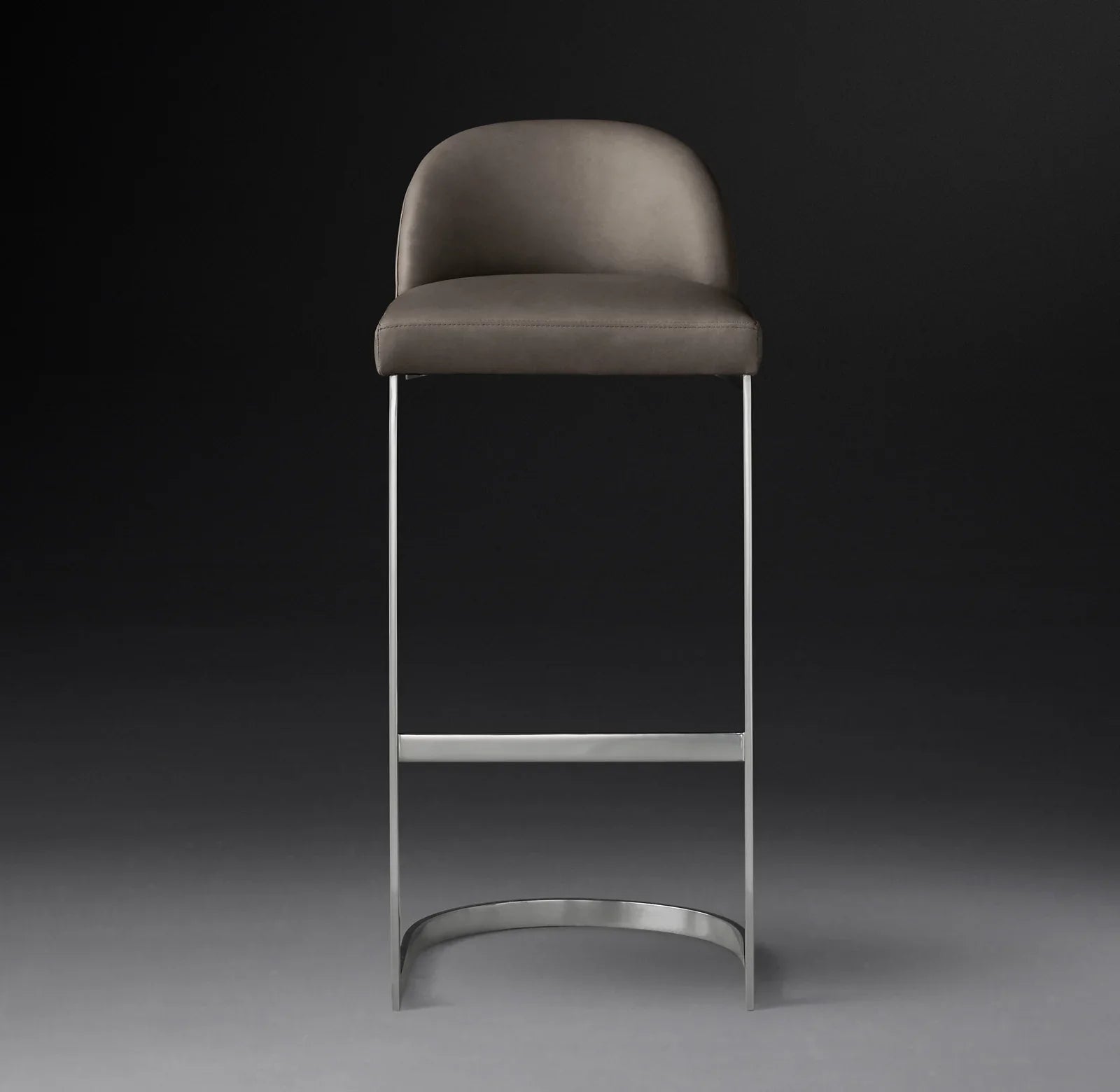 Rome Leather Bar & Counter Stool – Italian Berkshire Leather Designer Seating