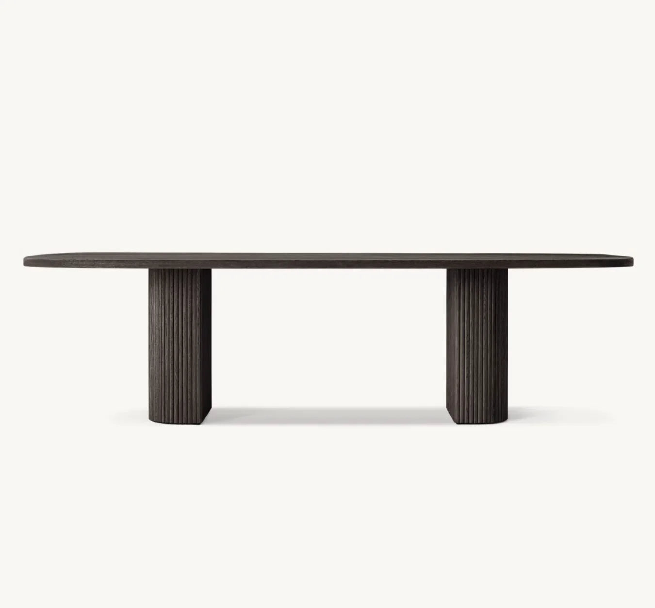 Mulholland Rectangular Dining Table – Wire-brushed American Oak Statement Piece