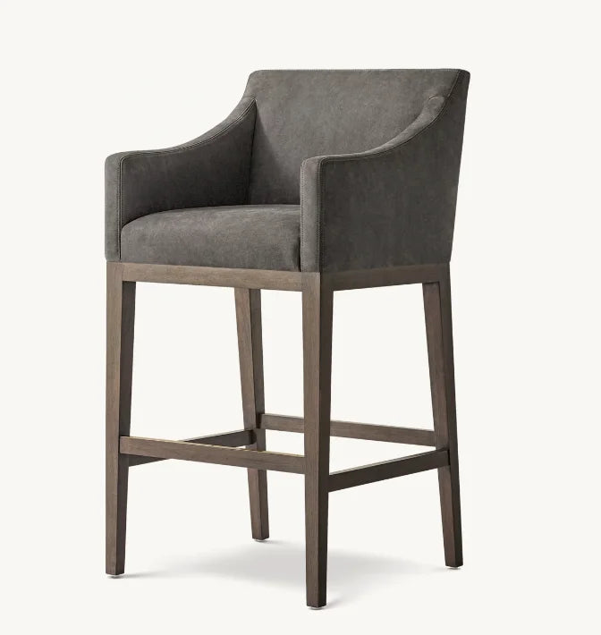 Morgen Slope Arm Bar & Counter Stool – Contemporary Oak Designer Furniture