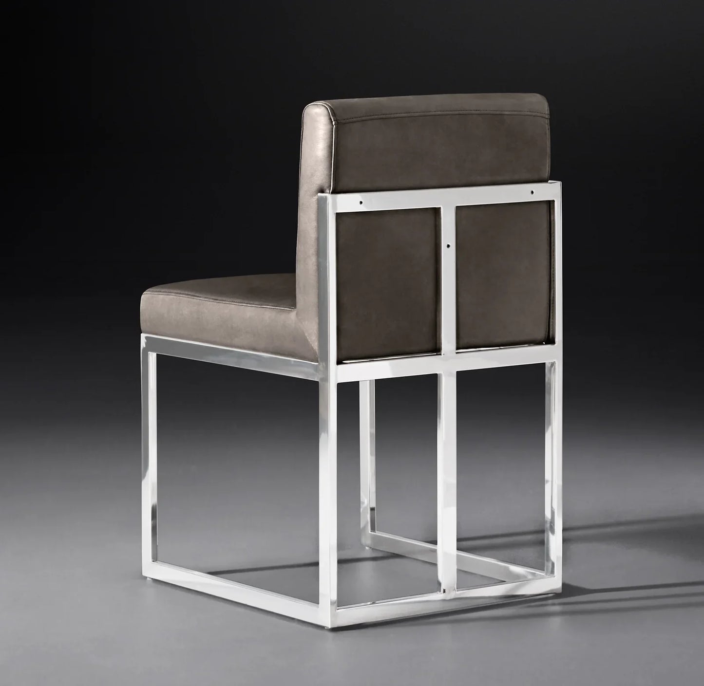 Wexler Midcentury Dining Chair – Solid Oak and Berkshire Leather Statement Piece | 1600790549602