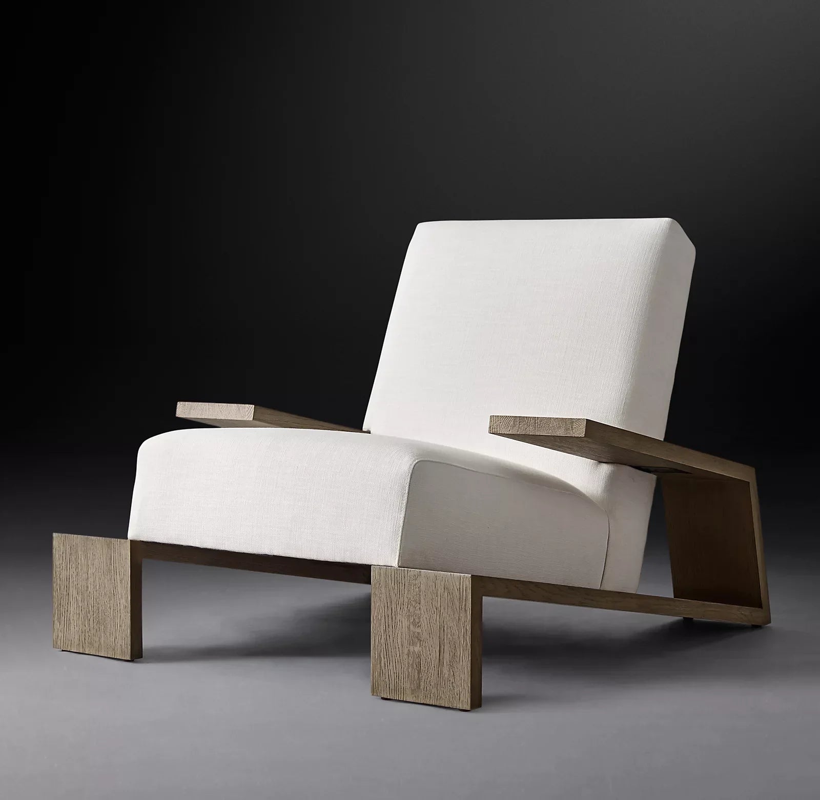 Cassel Lounge Chair – Mid-Century Minimalist Design in Brushed Oak | 1600480134312