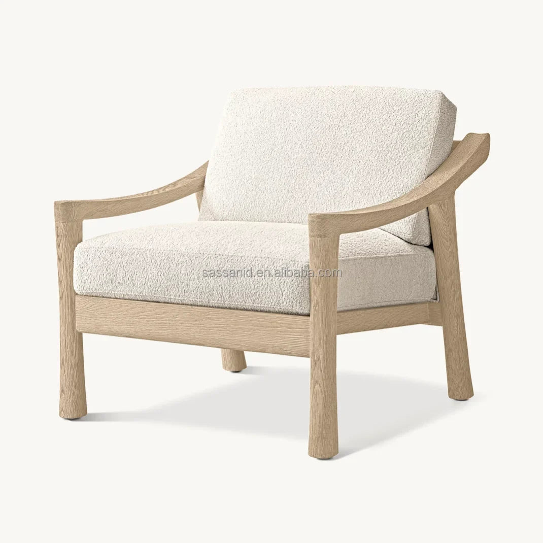 Frontier Lounge Chair – Modernist Silhouette, Oak Wood Re Home | 1601664376448