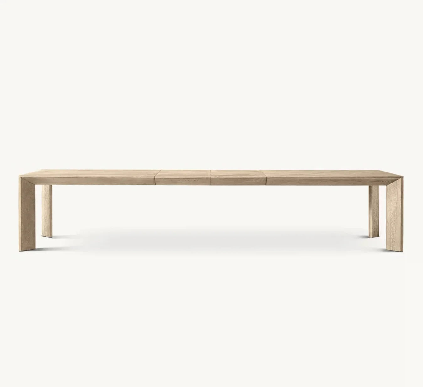Arles Rectangular Extension Dining Table – Brushed Oak Contemporary Statement Piece