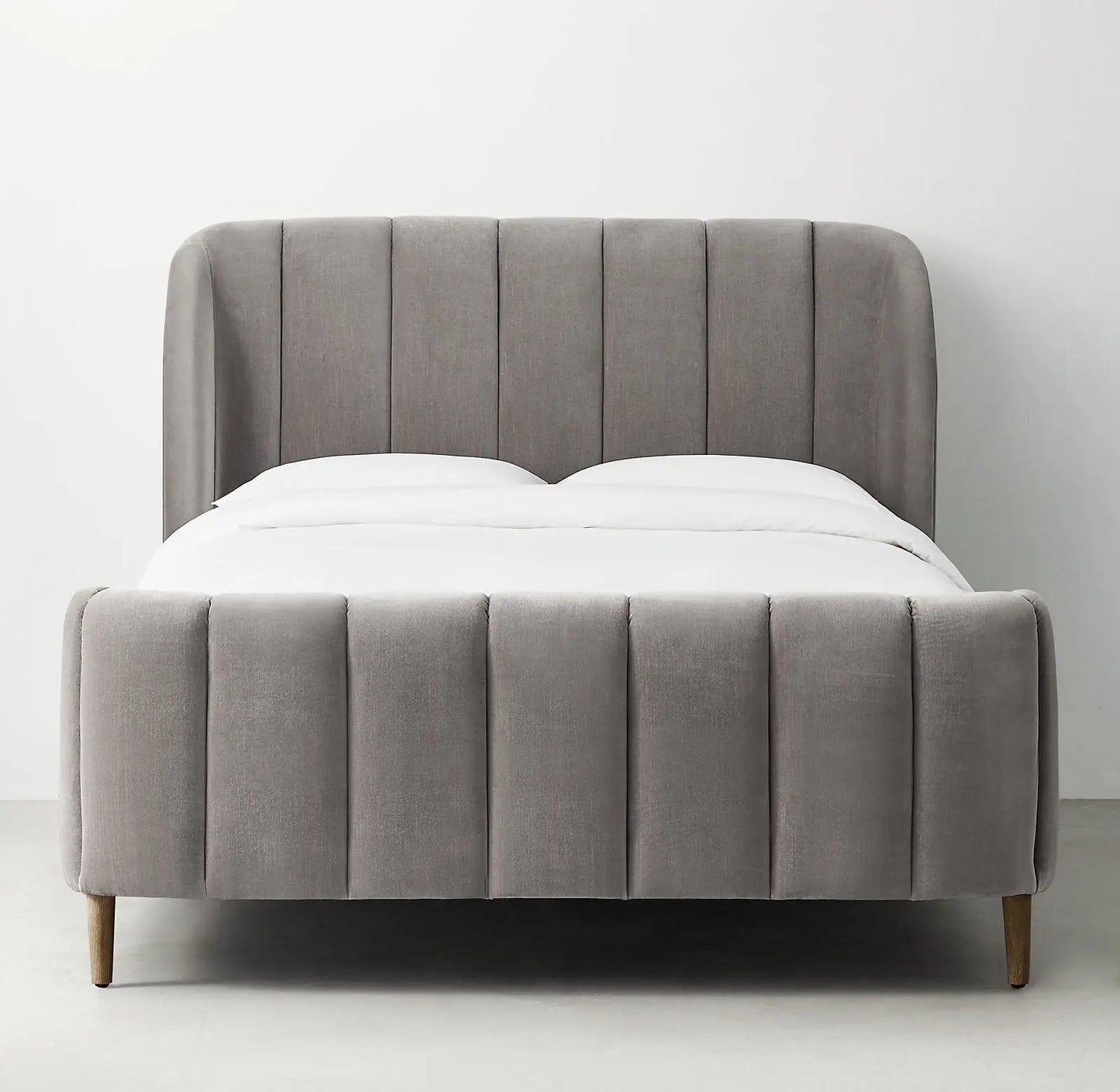 Tufted Velvet Platform Bed by Re Home – Modern Statement Piece