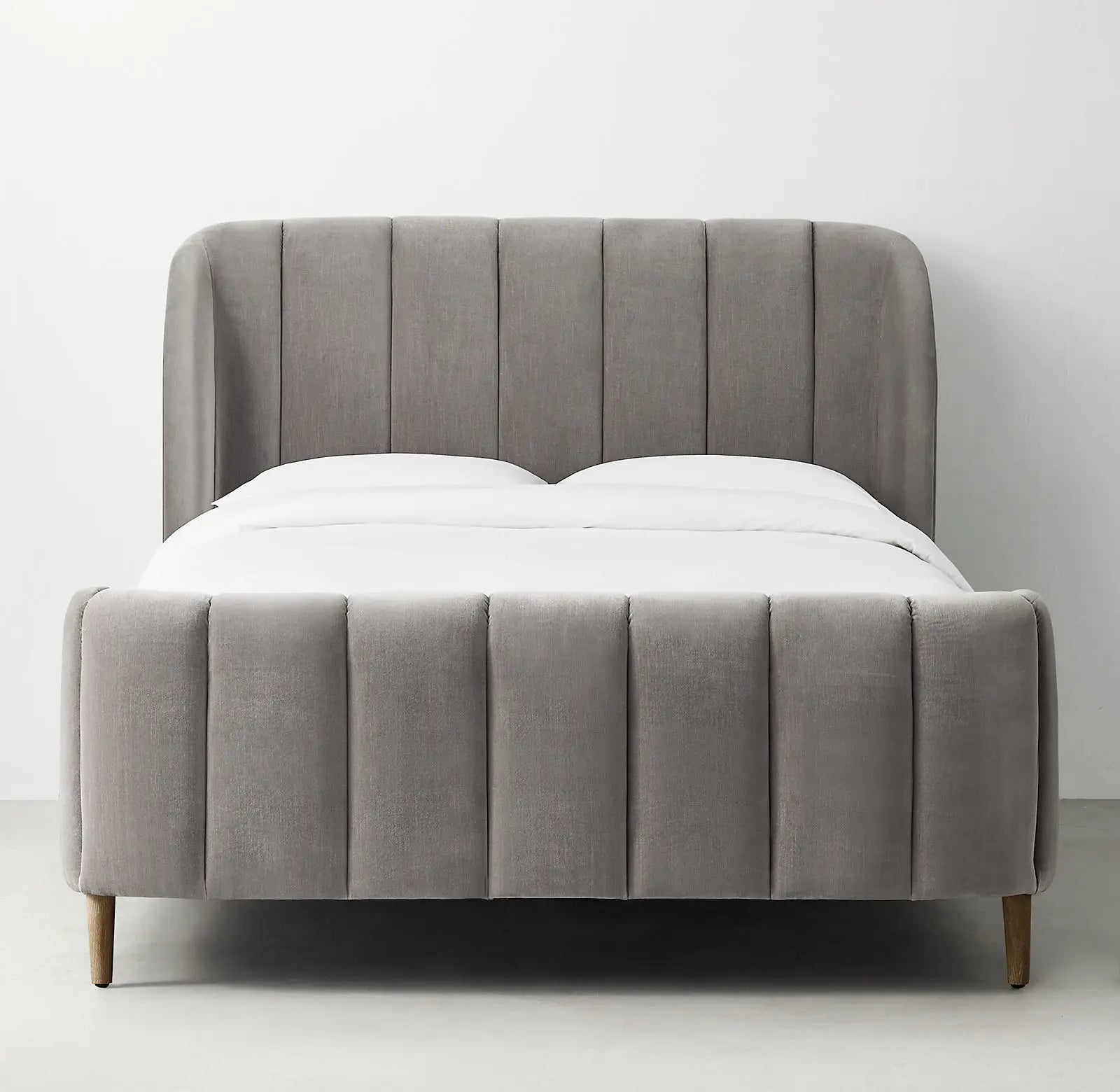 Tufted Velvet Platform Bed by Re Home – Modern Statement Piece
