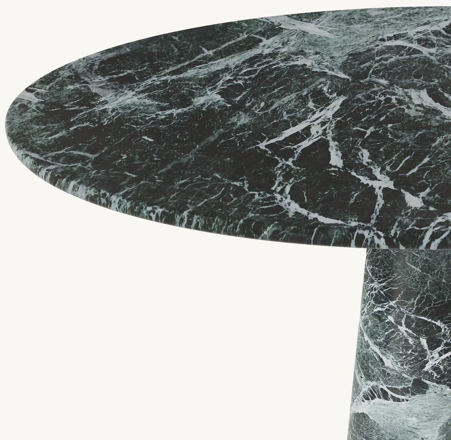 Round Dining Table – Celline Udaipur Emerald Marble Italian Designer Statement Piece