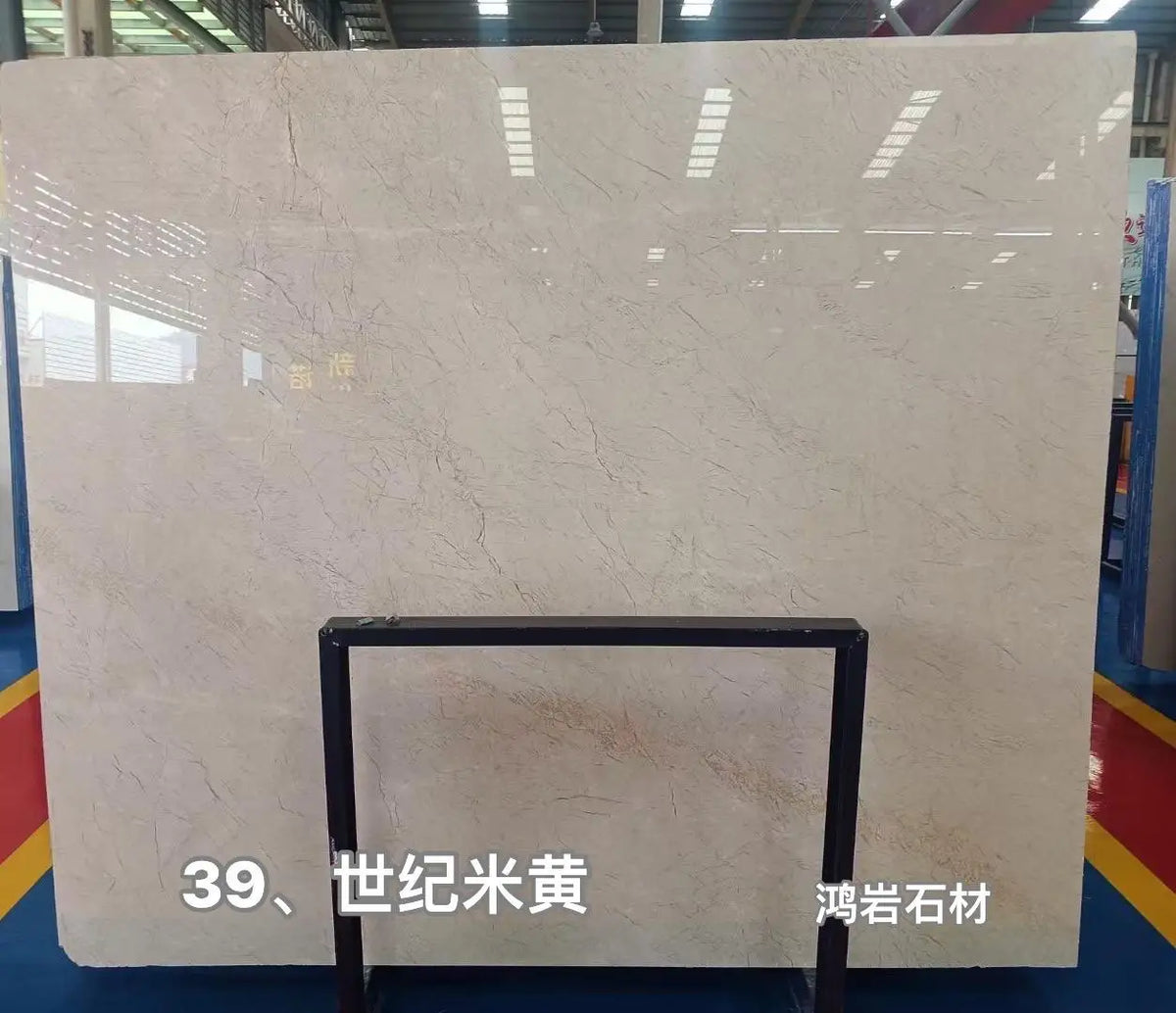 Luxury Carrara White Marble Coffee Table Modern Italian Style for Villa