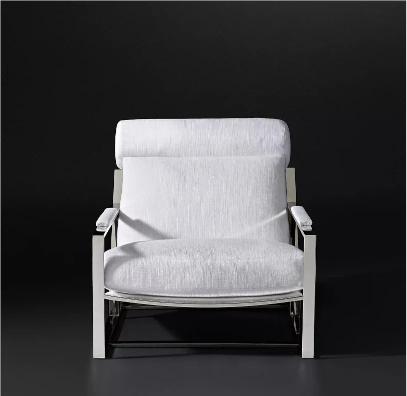 Lounge Chair – Reclined Profile Upholstered by Milo Baughman Modern Statement