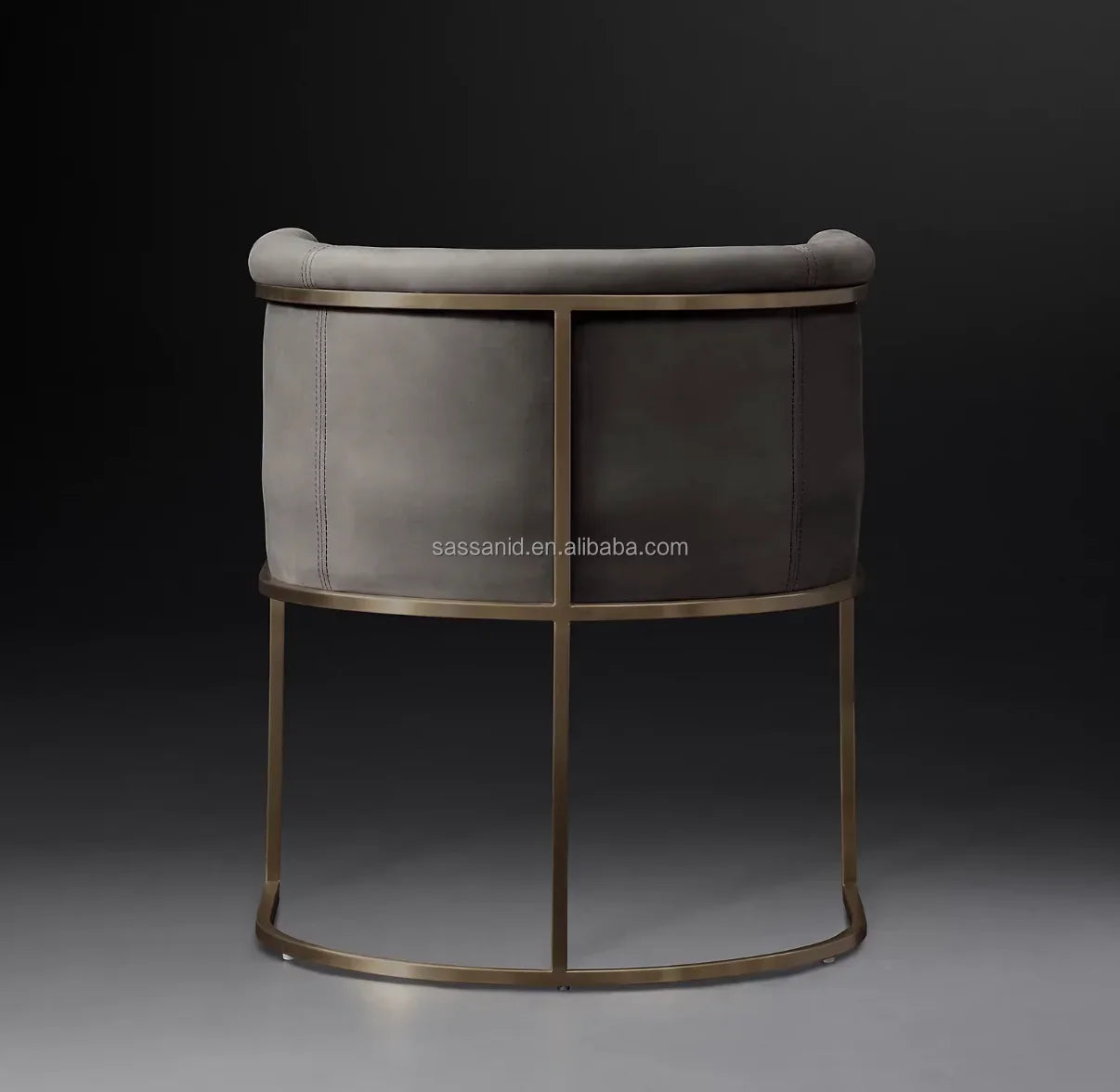 Dining Armchair Wexler Barrelback – Midcentury Modern Oak Statement Piece