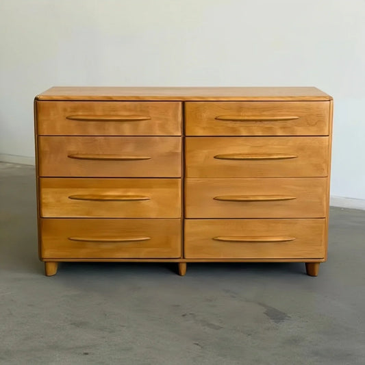 8-Drawer Cabinet – French Retro Solid Birch Wood Storage Dresser