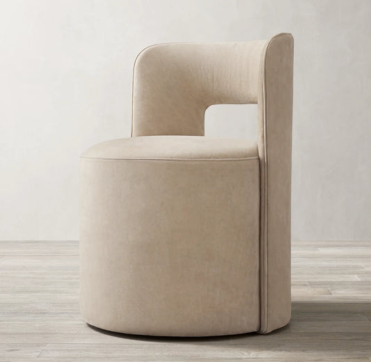Italian Designer Dining Chair – Berkshire Leather Upholstery