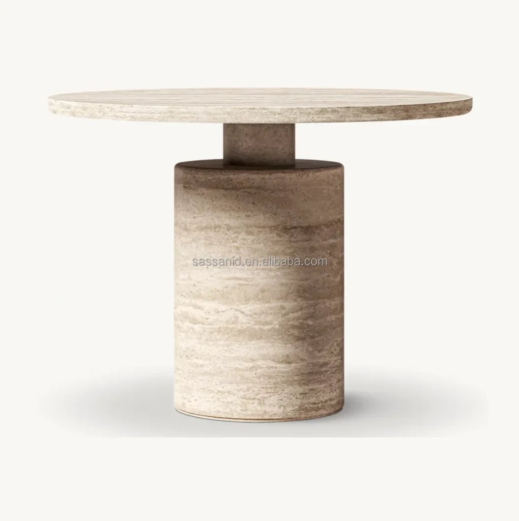 Ponti Round Dining Table – Mid-Century Italian Marble Sculptural Statement Piece