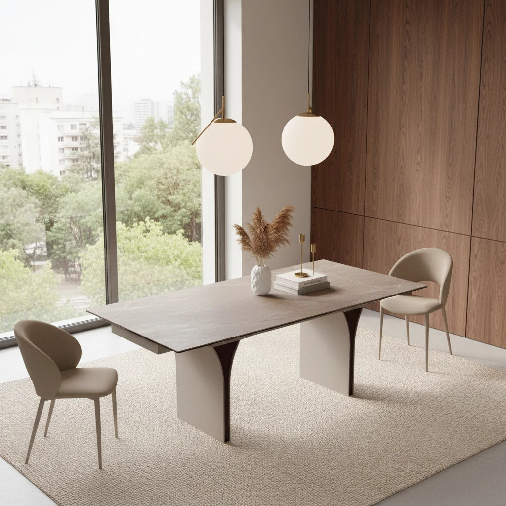Luxury Extendable Dining Table Modern Italian Style for Villa