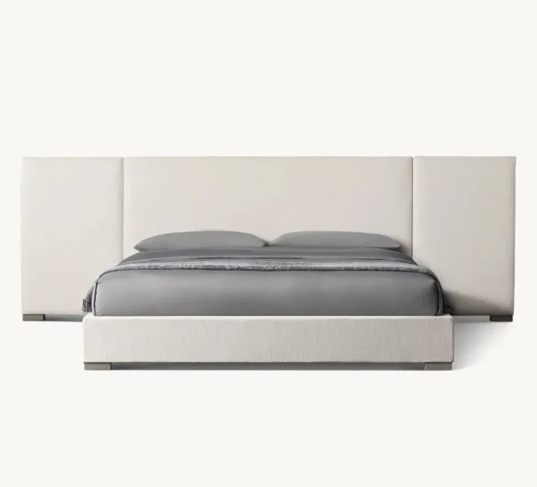 Platform Bed Extended Panel – Upholstered Modern Modena Design | 1601043474640