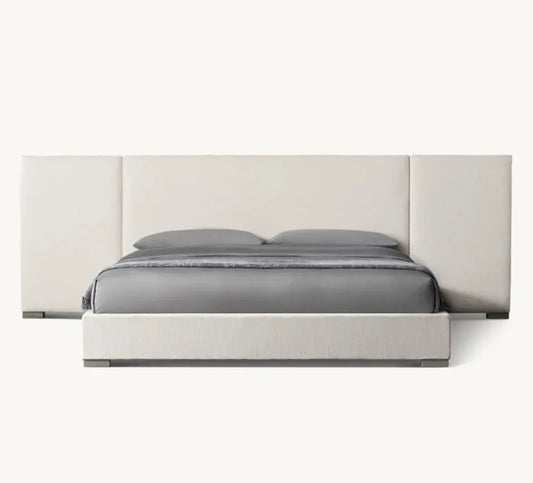 Platform Bed Extended Panel – Upholstered Modern Modena Design | 1601043474640