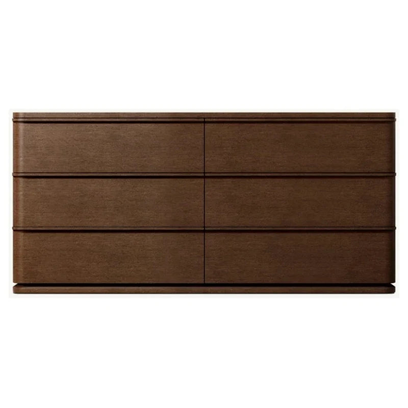 French Vintage Nine-Drawer Dresser – Solid Birch Wood Statement Piece