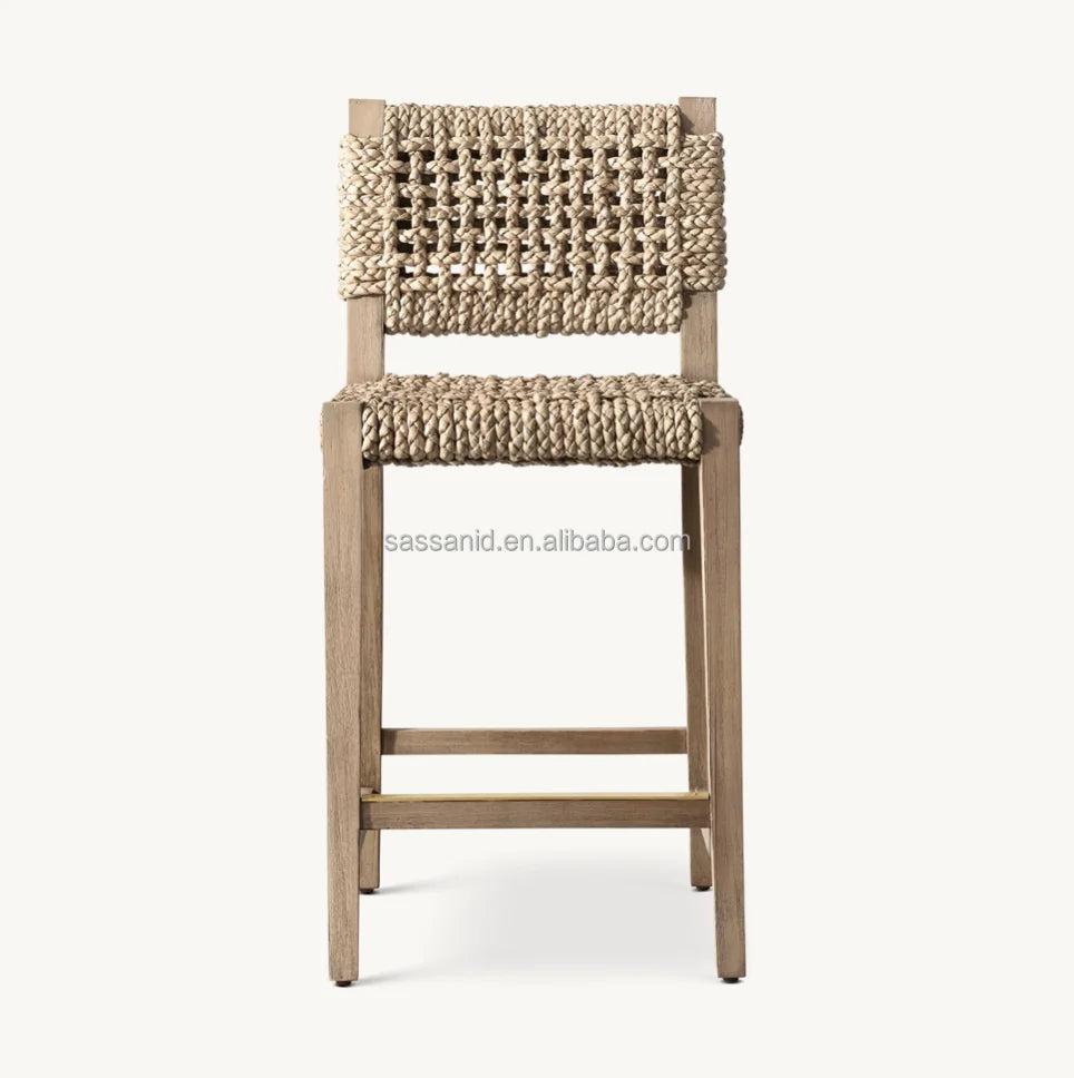 Adrienne Bar & Counter Stool – Modern Rustic Mahogany Statement Piece