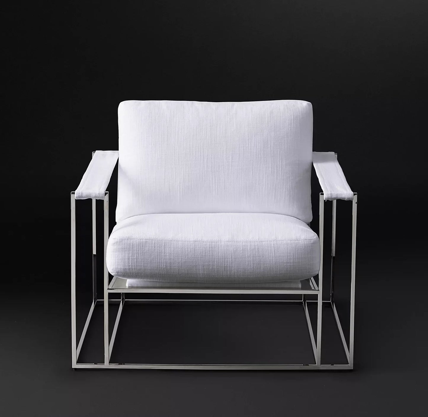 Milo Lounge Chair – Modern Velvet Accent Chair with Brushed Brass Frame