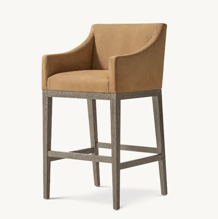 Morgen Slope Arm Bar & Counter Stool – Contemporary Oak Designer Furniture