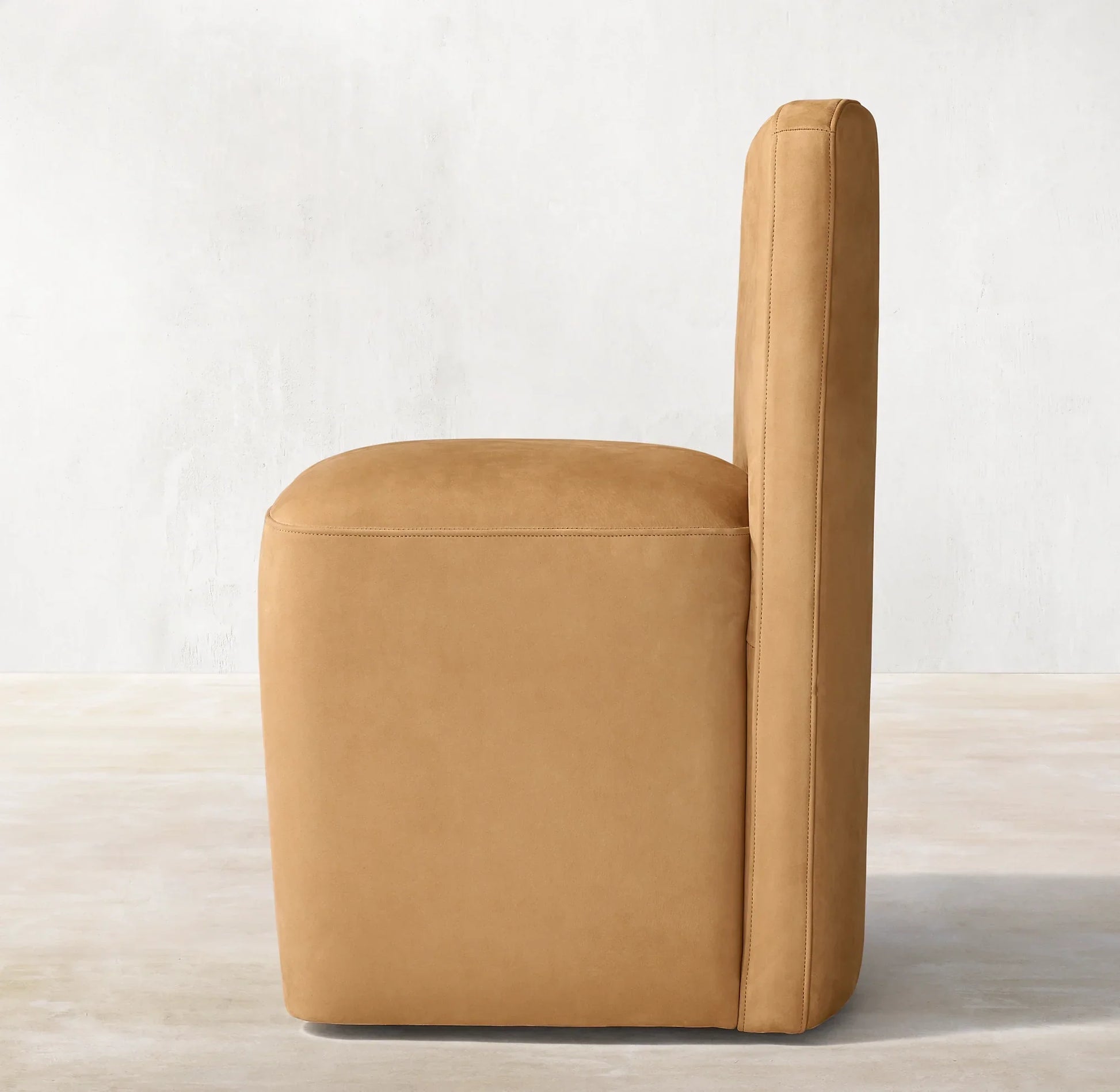 Dining Chair – Waterfall Edge Aurolie Leather Christophe Delcourt Sculptural Statement Piece