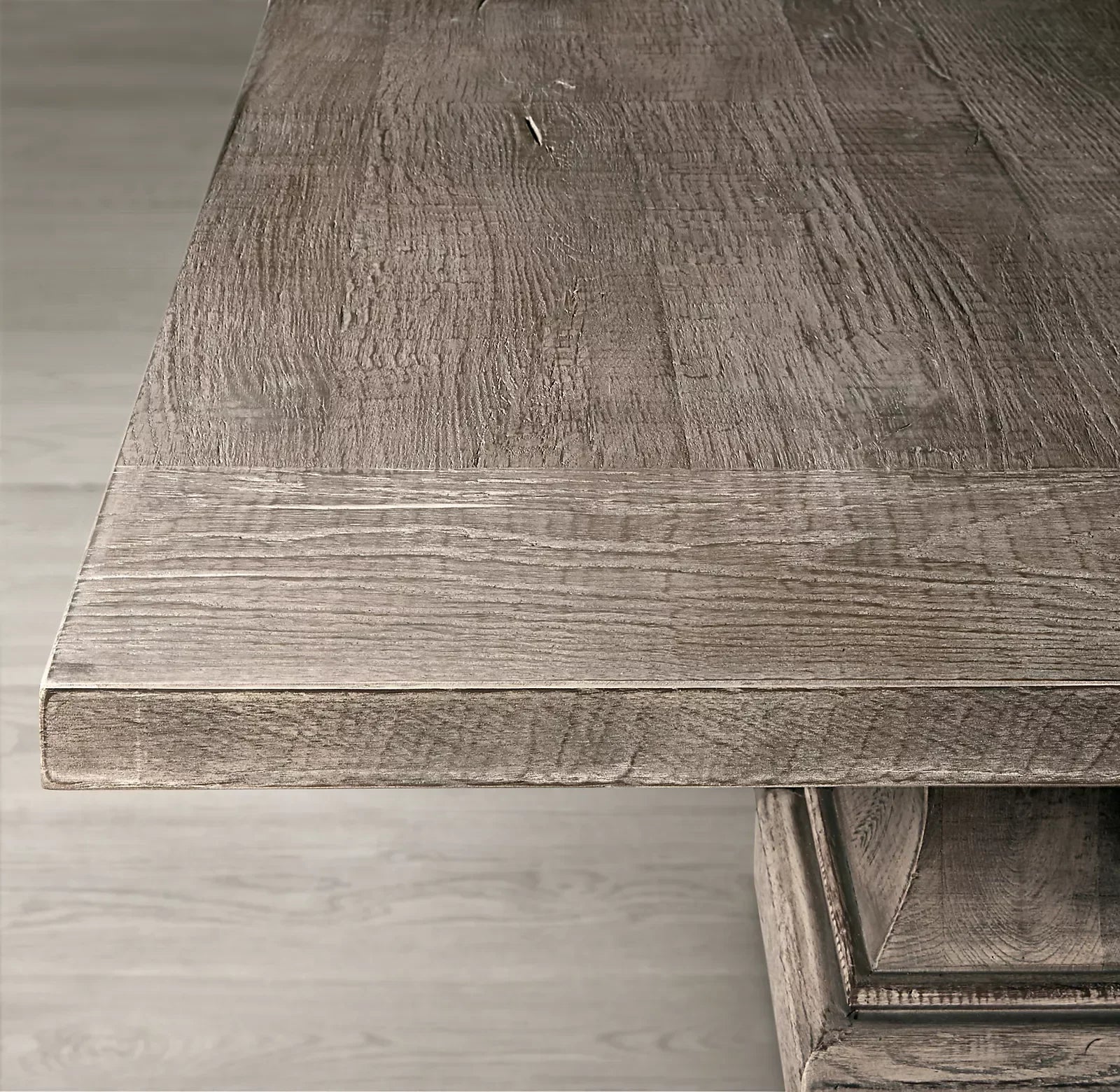 Reclaimed Russian Oak Dining Table – Salvaged – Contemporary | 1600407969718