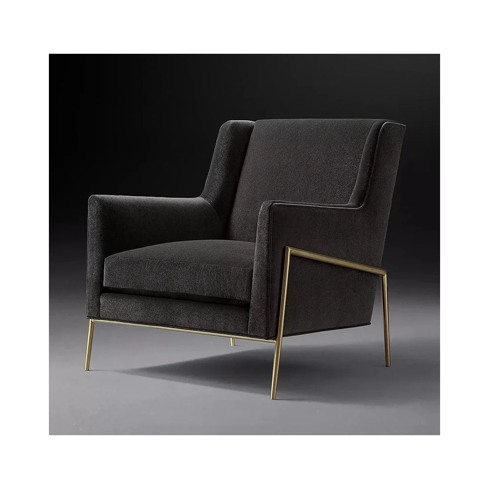 Paget Wingback Chair – Midcentury Design Upholstered Statement Piece