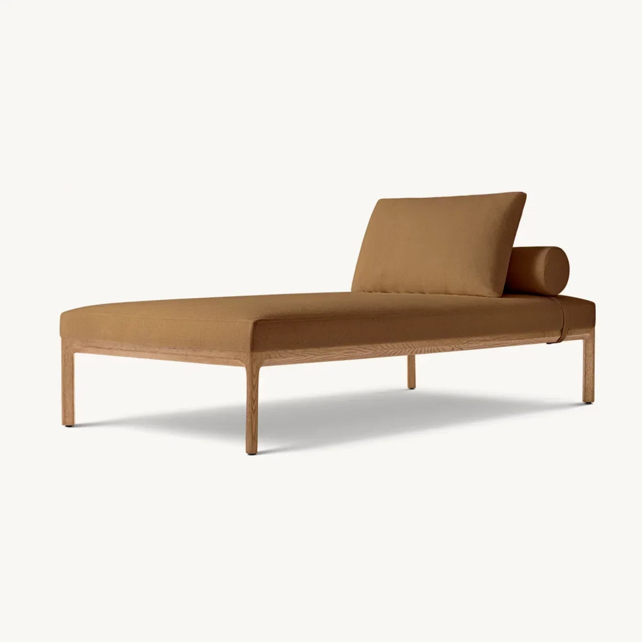 Padua Upholstered Daybed – Wing Design with Floating Plinth Base – Italian Modernist Statement Piece