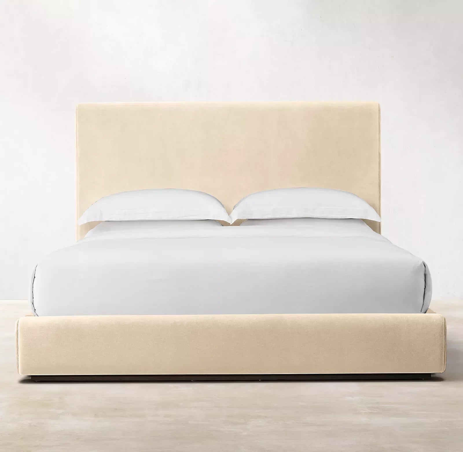 Cloud Platform Bed – Tufted Panel Performance Linen Weave 60-inch | 1600654351832