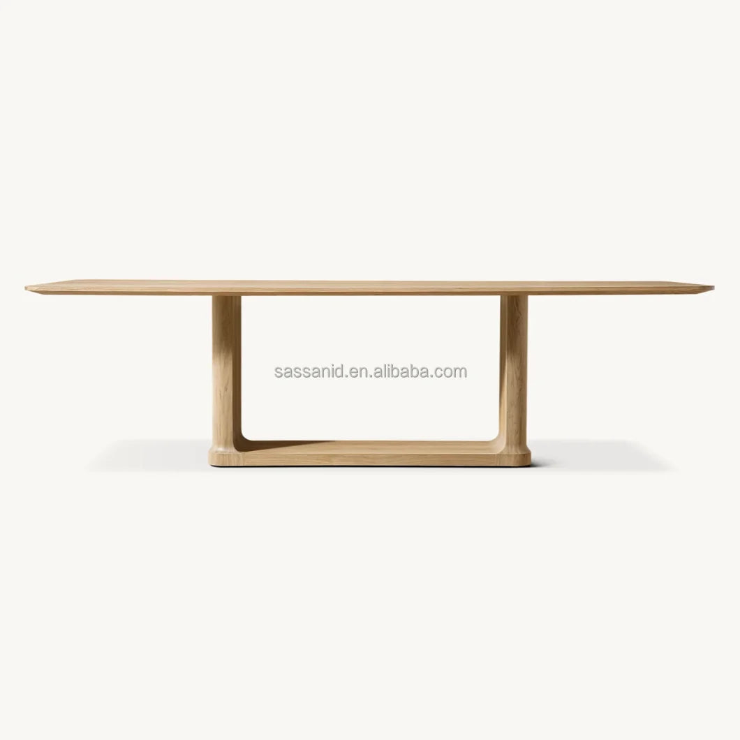 Rectangular Dining Table Modern Classical Oak Traditional Elegant