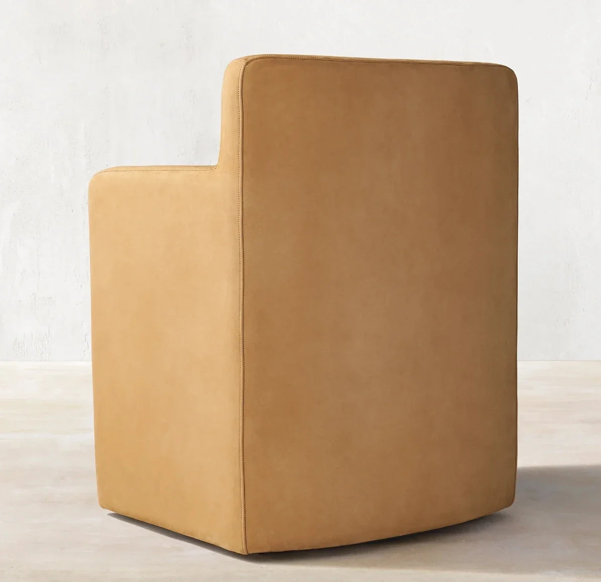 Contemporary Luxury Dining Chair – Berkshire Leather Upholstery with Oak Legs