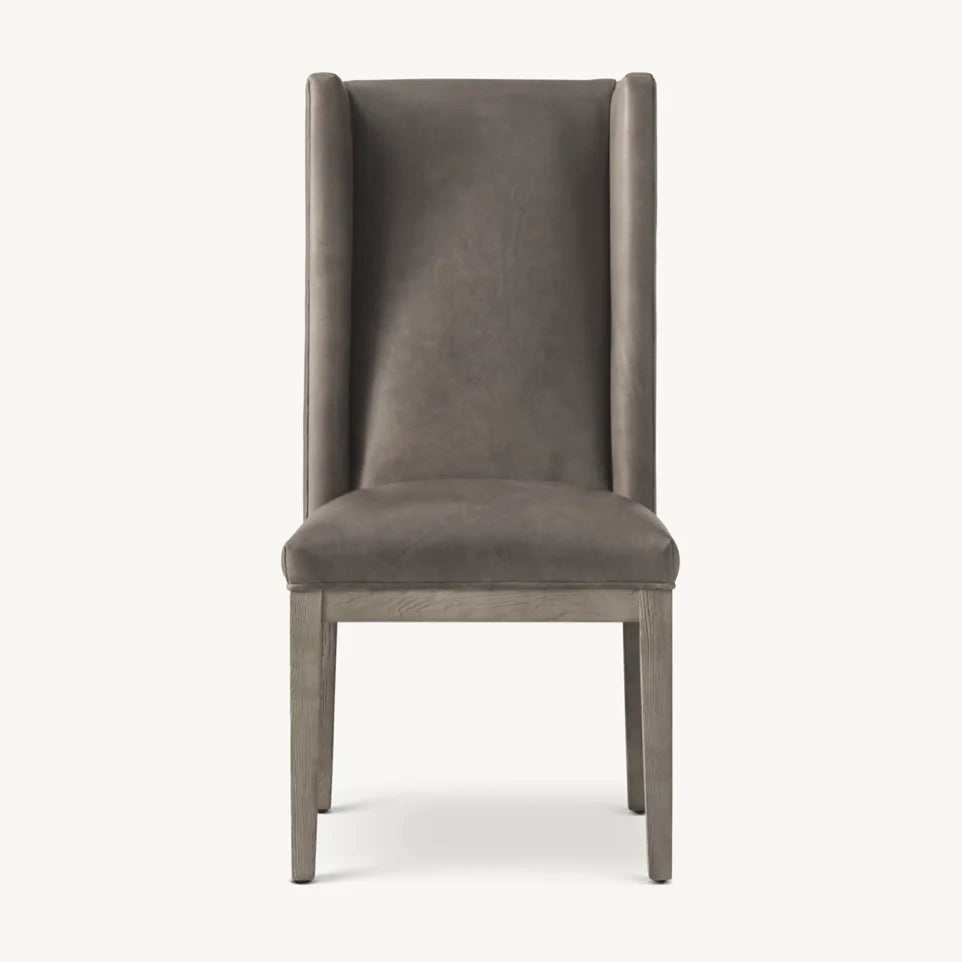 Contemporary Wing Dining Chair – Oak Wood Modern Statement Piece