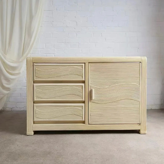 Dressing Table 49-Inch – 3-Drawer Storage, Solid Birch Wood, French Provincial