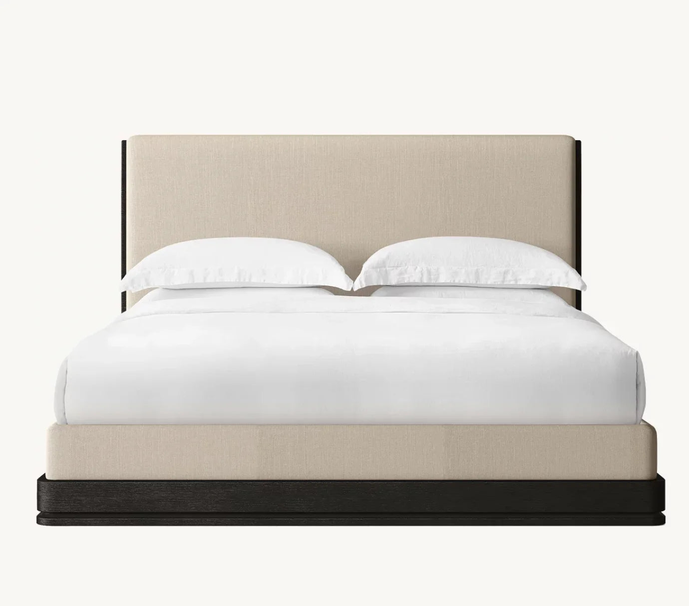 Upholstered Panel Bed – Sculptural Statement Piece | 1600938155388
