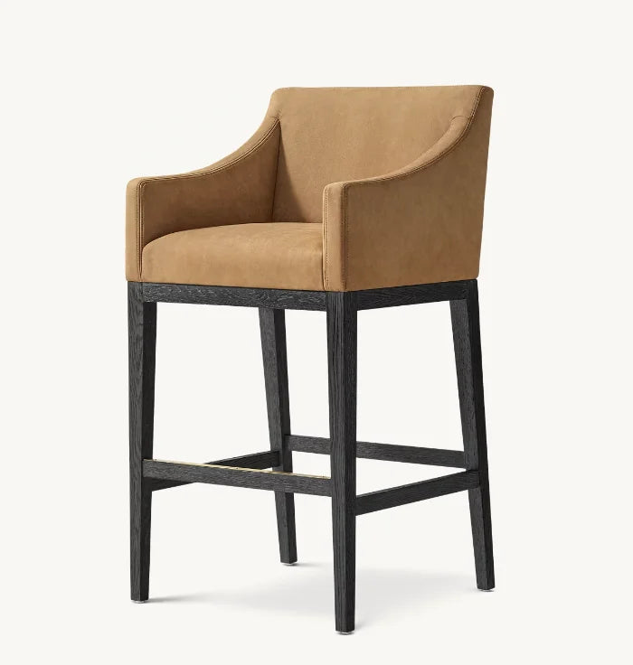 Morgen Slope Arm Bar & Counter Stool – Contemporary Oak Designer Furniture