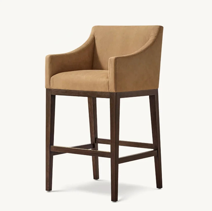 Morgen Slope Arm Bar & Counter Stool – Contemporary Oak Designer Furniture