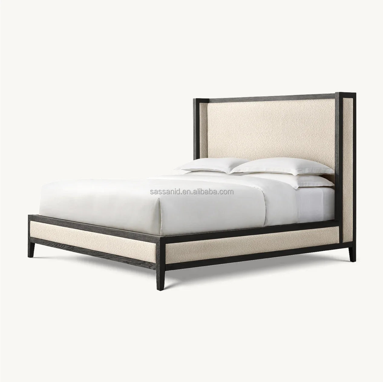 Shelter Bed Winged Headboard – Brushed Oak Re Home Modern | 1600681013800