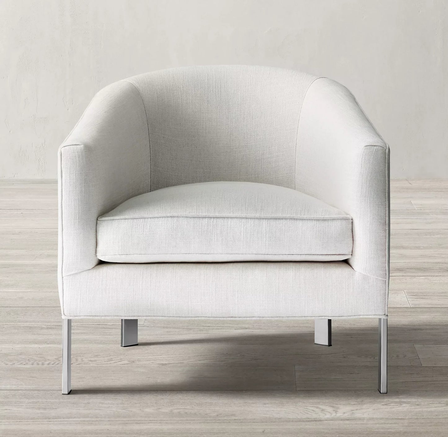 Reginaldo Club Chair – Mid-Century Modern Solid Oak and Metal Statement Piece