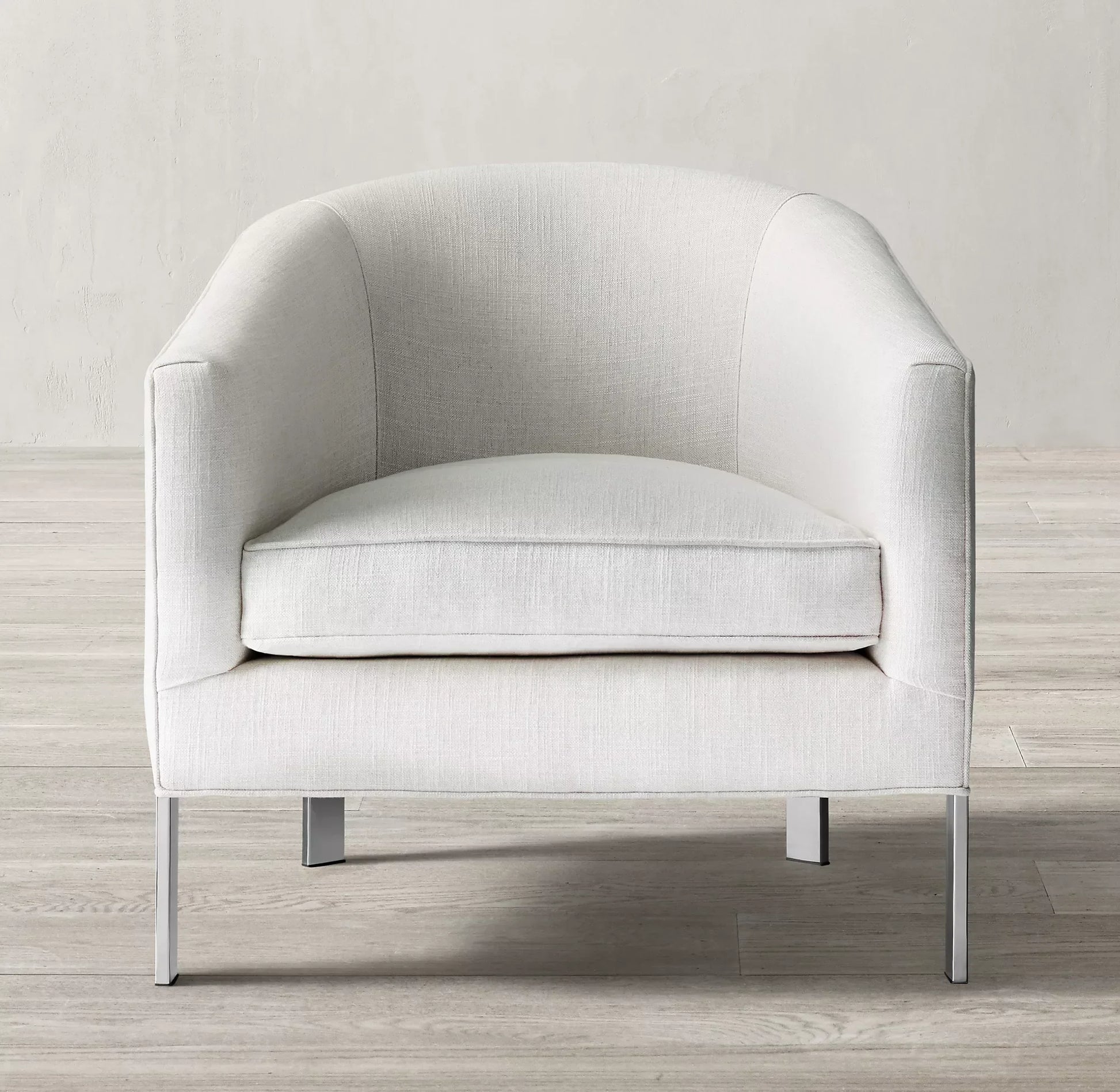 Reginaldo Club Chair – Mid-Century Modern Solid Oak and Metal Statement Piece