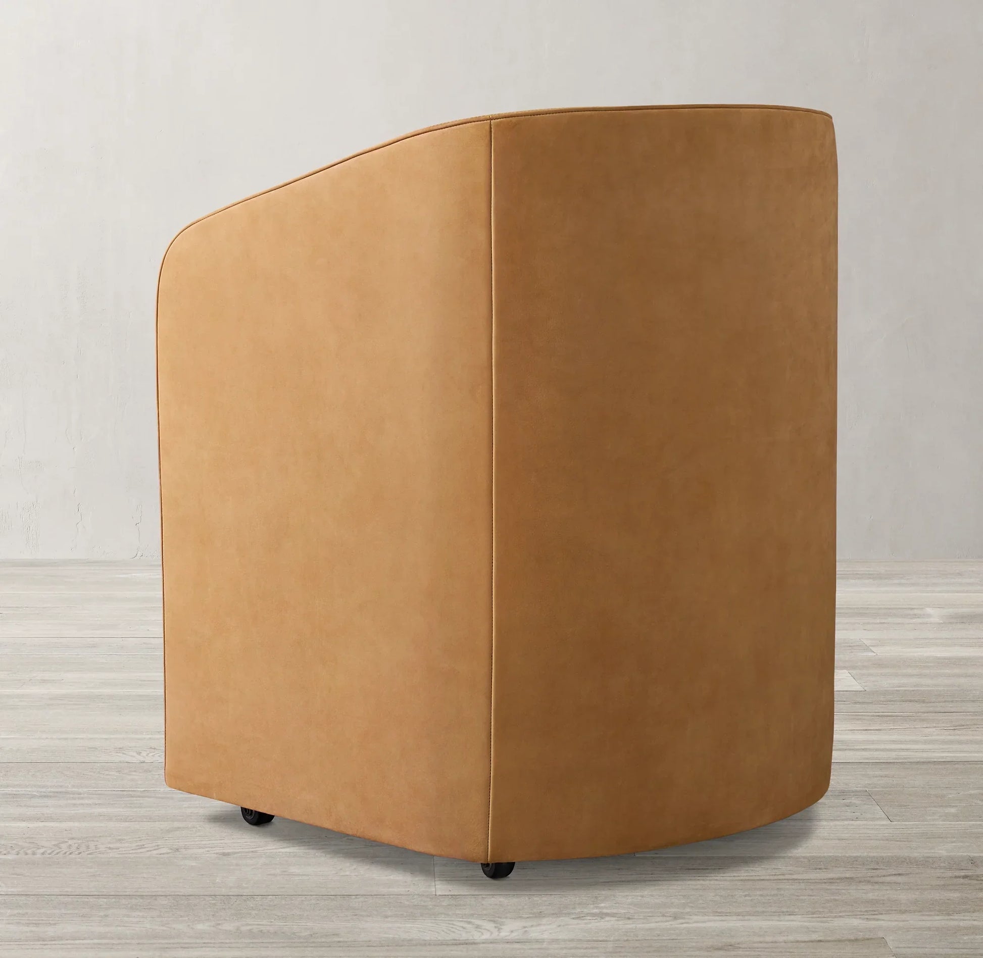 Ellison Barrel Back Dining Chair – Leather Contemporary Statement Piece