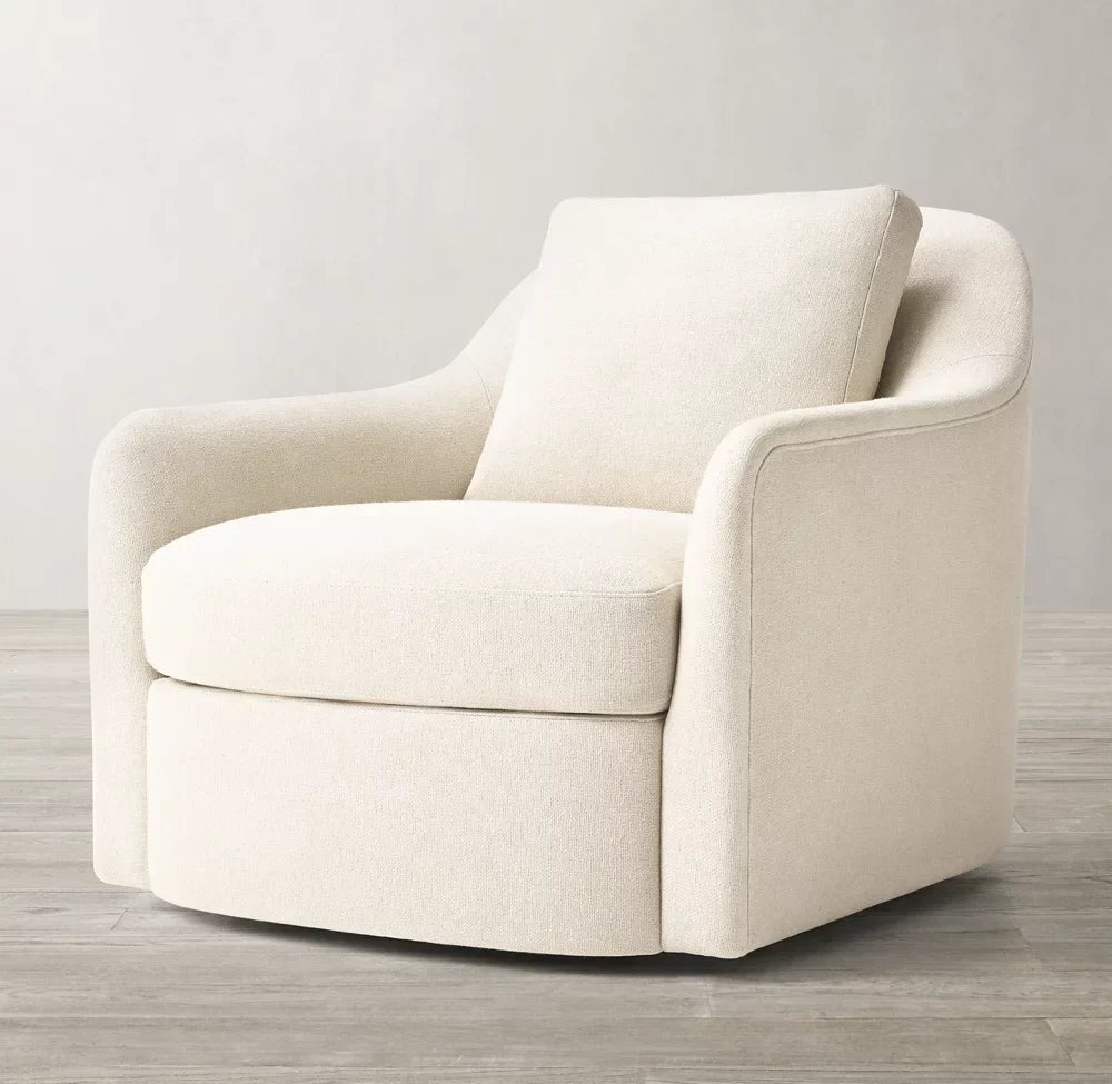 Maxime Lounge Chair – Midcentury European Minimalist Solid Oak Armchair