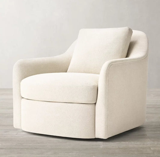 Maxime Lounge Chair – Midcentury European Minimalist Solid Oak Armchair