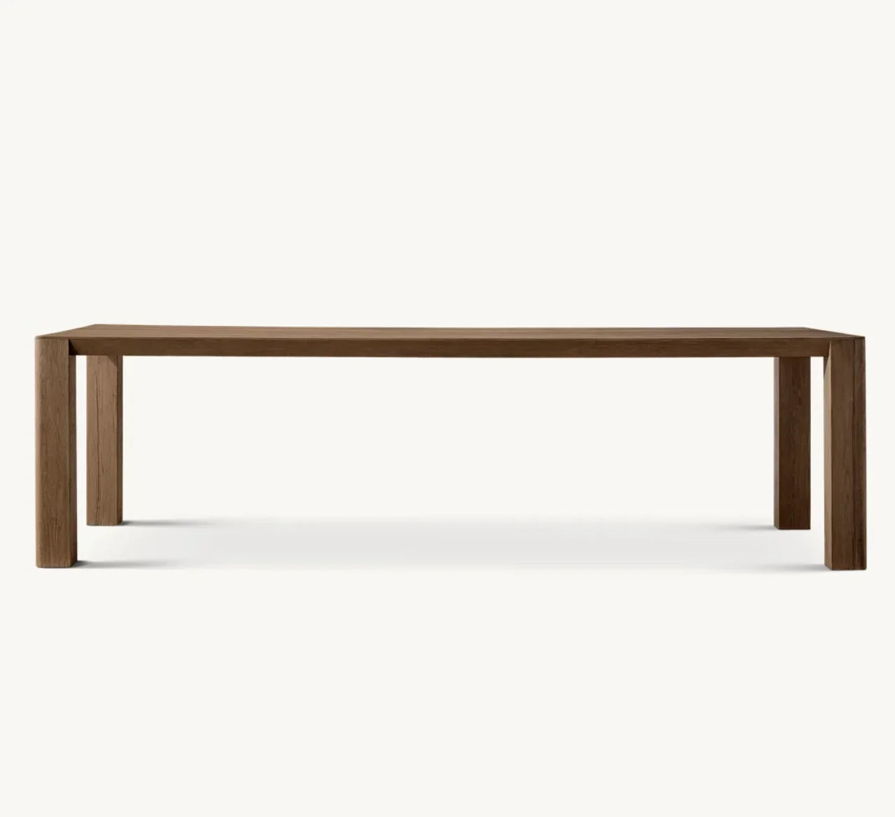 Dining Table French Oak Grain Rectangular Contemporary Design