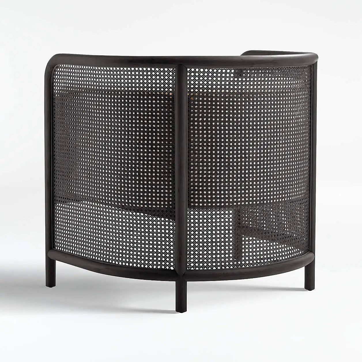 Accent Chair – Cane Detailing – Solid Oak – Lugano – Modern Contemporary Seating