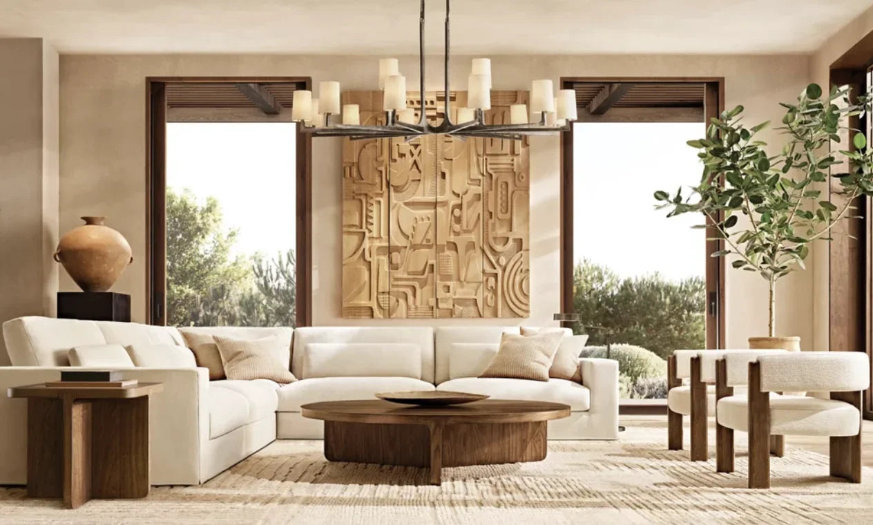Lido Midcentury Accent Chair – Solid Oak Minimalist Statement Piece