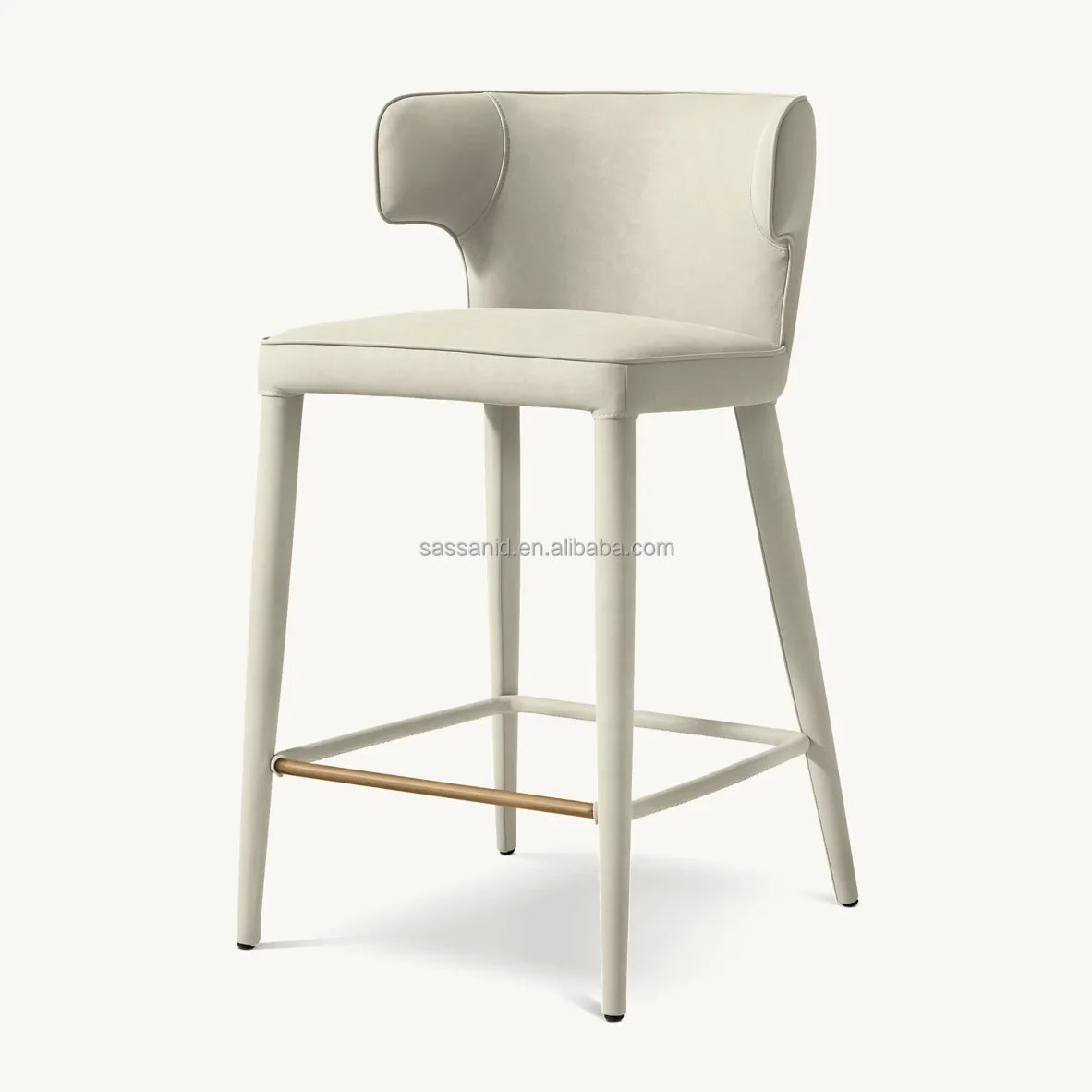 Bar & Counter Stool – Nicola Wing Italian Midcentury Leather | 1600974589200